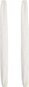 Chandelier Chain Cover 2 Pack Touch Fasteners White 70.8inches,Brushed Polyester Fabric Chain Sleeve for TV Cord Cover Decorative Wall Cord Hider Easy Install Convenient for Wire Management