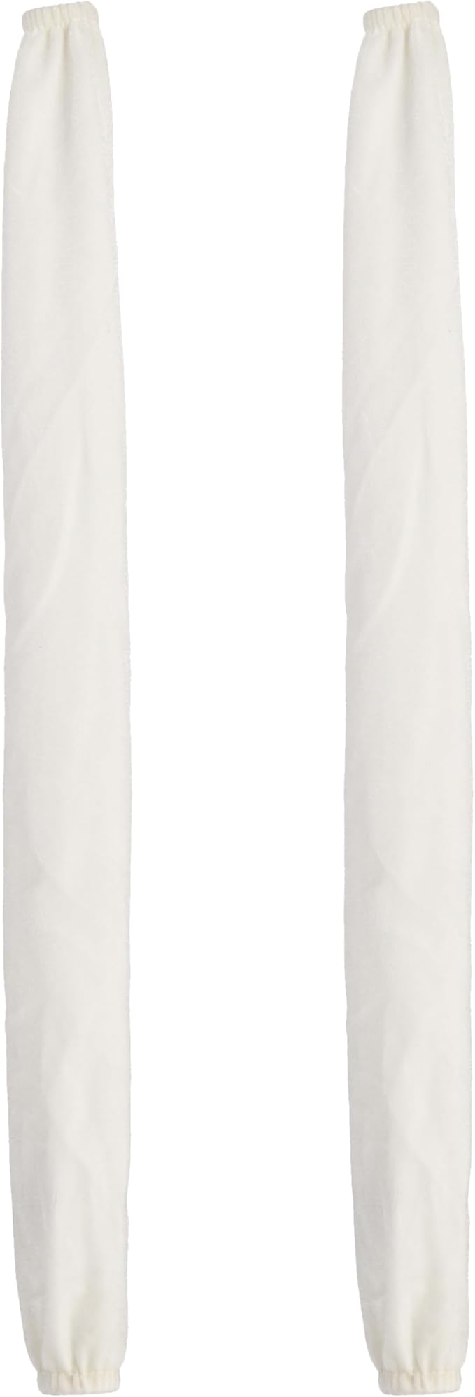 Chandelier Chain Cover 2 Pack Touch Fasteners White 70.8inches,Brushed Polyester Fabric Chain Sleeve for TV Cord Cover Decorative Wall Cord Hider Easy Install Convenient for Wire Management