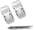 2PCS Laptop Stand, Portable Laptop Cooling Pad, Foldable Metal Keyboard Stand, Mini Keyboard Pillar (Silver,Two Gears)