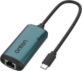 USB-C to Ethernet Adapter - 5Gbps High-Speed,USB-C to RJ45 5000Mbps Ethernet LAN Network Adapter Thunderbolt 4/3 Compatible, for iPhone 15 Pro/Max, MacBook Pro/Air 2023, iPad Pro,iMac and More（5G