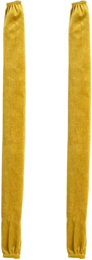 Fabric Cord Cover,2 Pack Touch Fasteners Gold Chandelier Chain Cover 70.8inches Brushed Polyester Fabric Flannel for Wires,Decorative Cord Hider Easy Install