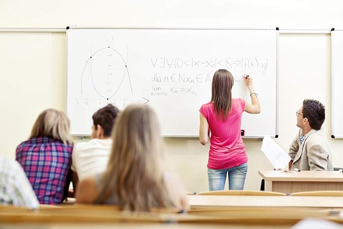 72 x 40 Inch Large Magnetic Whiteboard for Wall - Anti-Ghosting Dry Erase Board for Office Collaboration, Classroom Teaching & Agile Management - Silver Aluminum Frame (6 x 3.3 Ft)