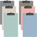 Zoenley Legal Size Clipboard Set of 6, Morandi 8.5 x 14 Clip Board for Lawyer, Nurse, Business, with Low Profile Black Clip, Office & School Supplies