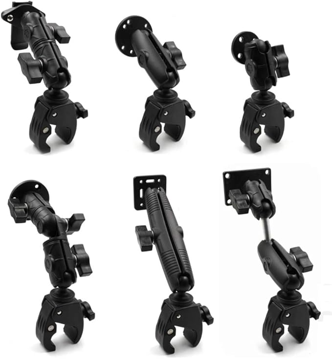 Strg 1'' Ball Mounts with Tough-Claw Clamp Base, Ball Mount Base Compatible with RAM and 1" Ball Systems from iBolt Tackform Enterprise