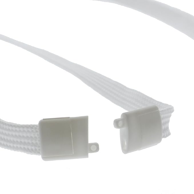 Specialist ID Bulk 25 Pack - Premium Flat Breakaway Lanyards for ID Badges & Badge Holders - 3/8" Wide Woven Safety Lanyard with Metal Swivel Hook for Teachers, Students, Cruise, Office (White)