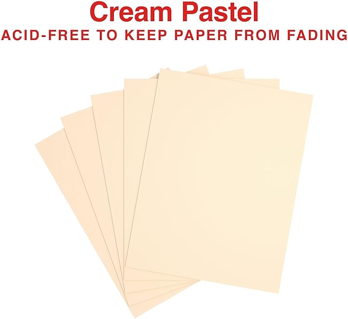 Staples Pastel Recycled Copy Paper, Cream, 20 lb., 8.5" x 11", 500 Sheets – 30% Recycled Multipurpose Paper for Printing & Documents