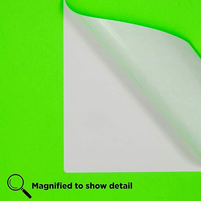 JAM PAPER Shipping Address Labels - Extra Large - 4 x 5 - Neon Green - 4 Labels per Page/120 Labels Total