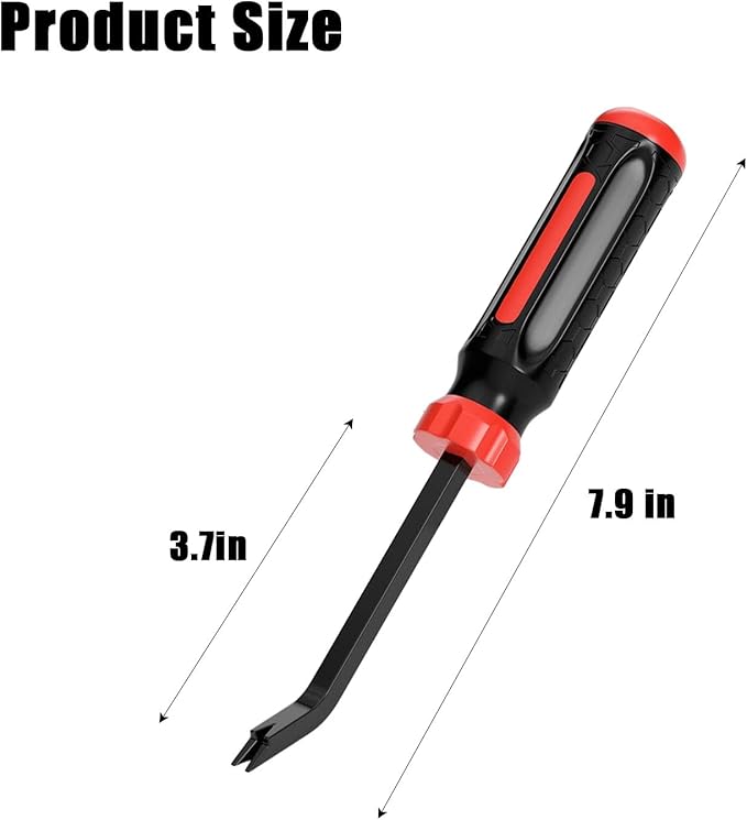 Staple Remover -Upholstery Tools Staple Lifter,Double Prongs Design, Tack Puller Nail Puller for Furniture, Floor, Wooden Case, Carton, Photo Frame, Carpet