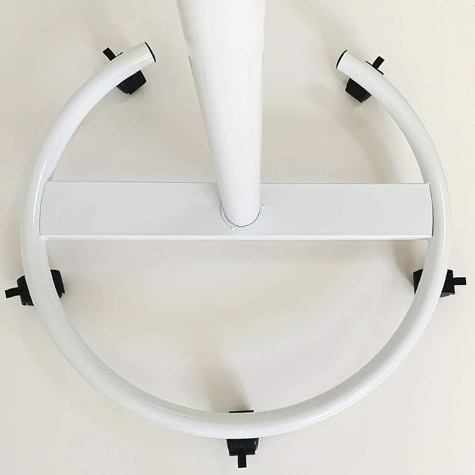 Mobile Dry Erase Board 36x24 Inches – Adjustable Rolling Whiteboard on Wheels, Stand Easel with Markers & Eraser, Includes 25-Sheet Paper Pad for Office, Classroom, Home