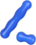 Gel Keyboard and Mouse Wrist Rest, Cute Wrist Support and Arm Support Keyboard Rest for Keyboard and Mouse Typing Pain Relief，Suitable for Office/Computer/Laptop/Gaming (Transparent Blue Set)