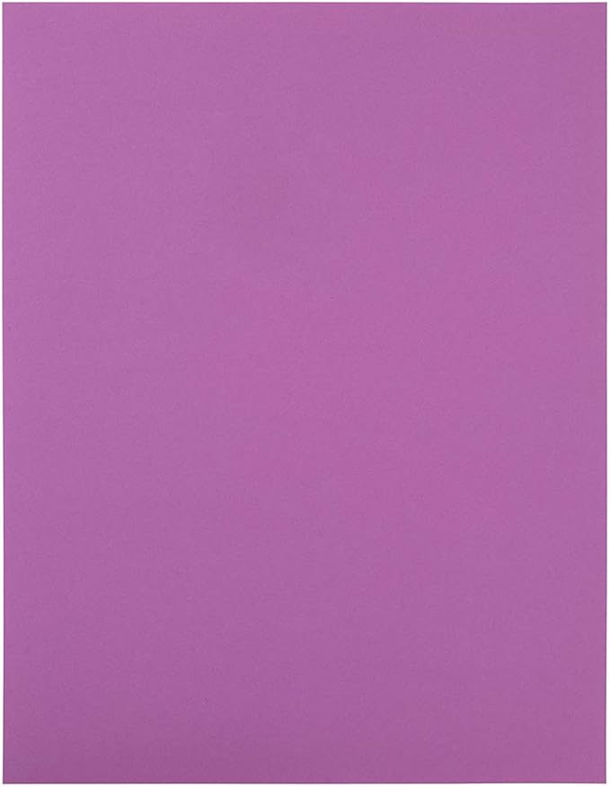 JAM PAPER Full Sheet Shipping Labels - Printable Sticker Paper - 8 1/2 x 11 - Violet - 10 Full Pages/Pack