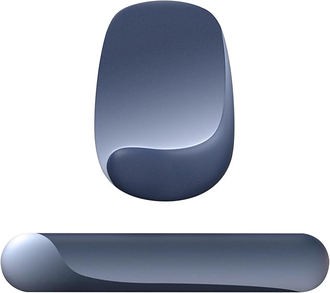 Wrist Rest for Keyboard and Mouse, Ergonomic Gel Computer Keyboard Wrist Rest with Memory Foam, Keyboard Wrist Support Pad for Long Hours of Work, Gaming, Studying-Relieve Wrist Pain