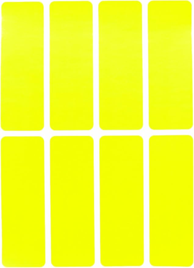 Royal Green Rectangular Sticker Color Coded Write on Labels for Organizing, Moving, & Mailing, 3x1 inch Stickers to Write On Labels & Tags for Home, Office, and School Projects, 120-Pack (Neon Yellow)