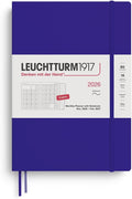 LEUCHTTURM1917 - Monthly Planner & Notebook 2026, Softcover, Composition (B5), Ruled, Ink (Nov 1, 2025 - Feb 28, 2027)