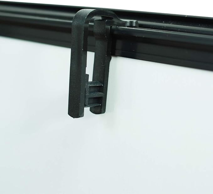 JILoffice Dry Erase Board, Magnetic White Board 36 X 24 Inch, Double Sided Whiteboard Easel, Black Aluminum Frame with Two Flipchart Hooks for Office Home and School