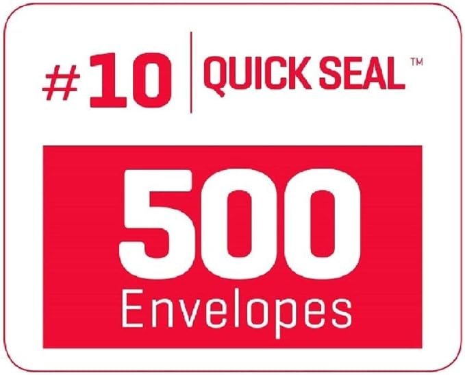 Aimoh 500#10 Single Left Window SELF Seal Security Envelopes - Super Strong Quick-Seal Self Sealing Closure, Security Tinted, Size 4-1/8 x 9-1/2 Inches, 24 LB - 500 Count (35210)