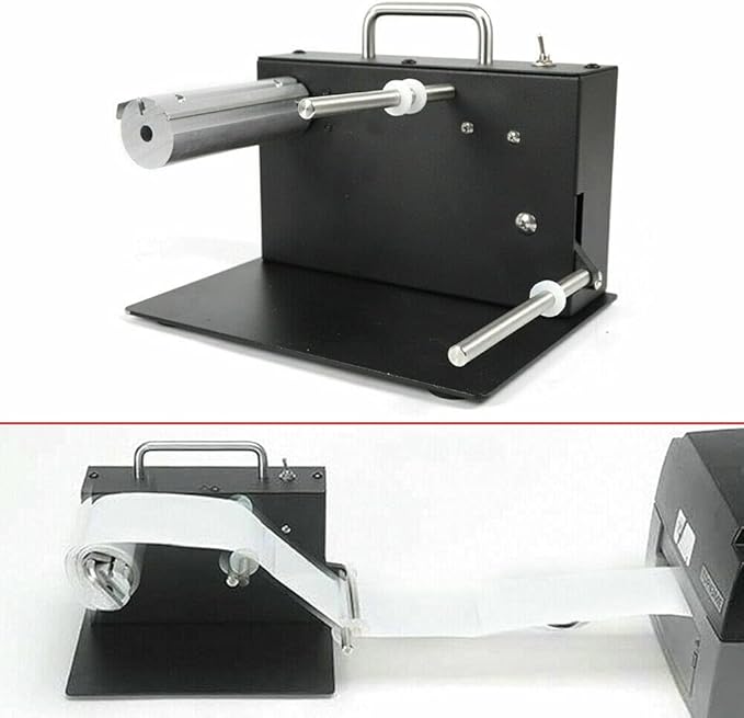 Automatic Label Rewinder Machine, AC 110V-220V Rewinder Two-Way Label Rewinder Synchronization Rewinding Machine
