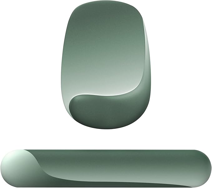 Wrist Rest for Keyboard and Mouse, Ergonomic Gel Computer Keyboard Wrist Rest with Memory Foam, Keyboard Wrist Support Pad for Long Hours of Work, Gaming, Studying-Relieve Wrist Pain