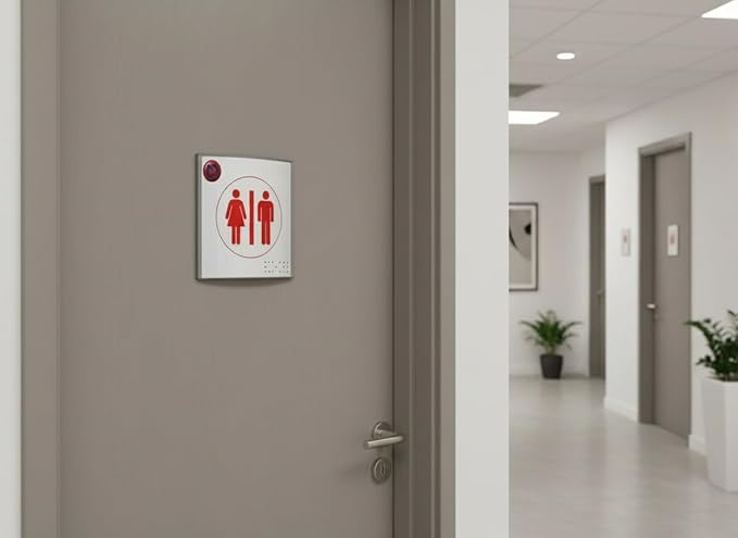 Altavista Signs Office Sign Holder for Wall or Door Mount - 8 in x 8 in