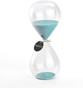 Hourglass Sand Timers - SWISSELITE Biloba Hourglass Sand Timer Inspired Glass/Home, Desk, Office Decor