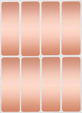 3x1 inch (75mm x 25mm) Rectangle Sticker Organizing Labels for Office, School and Home, Self-Adhesive Label Tags to Write On Surface, 200-Pack (Rose Gold) by Royal Green