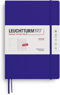 LEUCHTTURM1917 - Weekly Planner & Notebook 2026, Hardcover, Composition (B5), Ruled, Ink (Jan 1 - Dec 31, 2026)