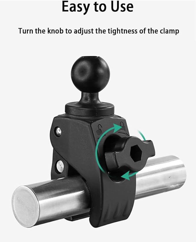Strg 1'' Ball Mounts with Tough-Claw Clamp Base, Ball Mount Base Compatible with RAM and 1" Ball Systems from iBolt Tackform Enterprise