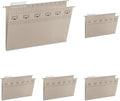 Smead TUFF Hanging File Folder with Easy Slide Tab, 1/3-Cut Sliding Tab, Legal Size, Steel Gray, 18 per Box (64093, Rod Color May Vary) (Pack of 5)