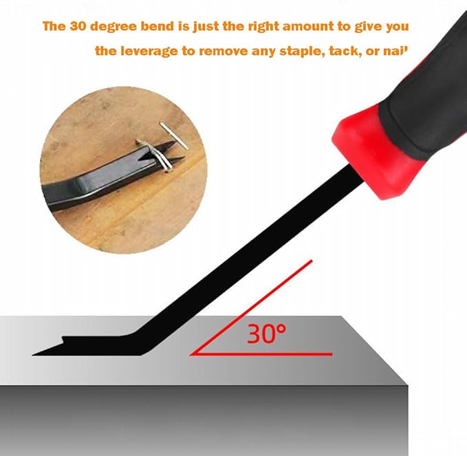 PANSHIYON Staple Remover, Heavy Duty Staple Remover Tool,Upholstery Stapler Puller Lifter for Carpet,Wood,Floor, Furniture, Construction