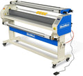 65" Full-Auto Cold & Heat Assisted Laminator Machine with 4 Trimmers, Max Speed 40ft/min, 63" Max Width, 1.1" Max Thickness, Infrared Heating, Digital Control for Vinyl Graphics, Inkjet Prints,1700-B2