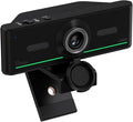 Gsou 1080P Webcam with Mics, Auto Light Correction, USB Plug&Play, Privacy Cover, Computer Webcam Connect Bluetooth Headset/Earphone/Speaker, Full HD for Business Meetings & Live Streaming