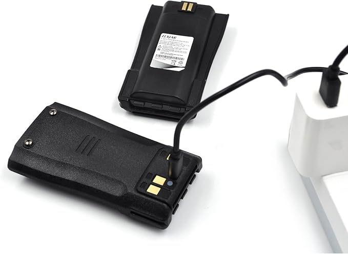elxjar (2-Pack) 7.4V 3800mAh BF-1909 Replacement Battery for DR-1909U, AR-1909U UHF 10W DMR Two-Way Radios