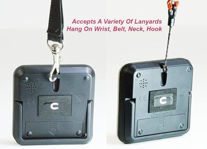 Elegant Digital Kitchen Timer Stainless Steel - Silver - Strong Magnetic Back - Kickstand - Loud Alarm - Large Display - Auto Memory - Auto Shut-Off - Model eT-26 (Silver 6-Pack) by eTradewinds