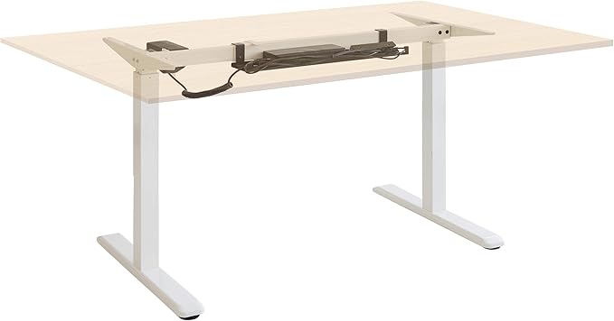 MOUNT-IT! Under Desk Cable Tray [23" Length] Wire Management Basket for Desktop Computers, Laptops, Sit Stand Desks and Workstations (Black)