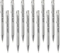 Yucold Customized ballpoint pens in bulk, personalized ballpoint pens with free engraving, for use in companies, enterprises, graduation anniversaries (Silver,39)