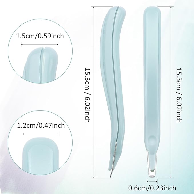 Professional Magnetic Staple Remover Puller Staples Remover Staple Removal Tool for School Office Home 5 Pack (Dark Gray/Blue/Green/Apricot/Purple)