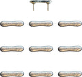 Snowboard Push Pins – Silver Snowboard Map Pins for Cork Boards, Maps, or Lapel Use - Designed in USA - Set of 10