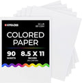 Hygloss White Paper - 24 lb, 89 GSM, Acid-Free, Fade-Resistant, 8.5x11-Inch Letter Size Color Copy Paper, 90 Sheets
