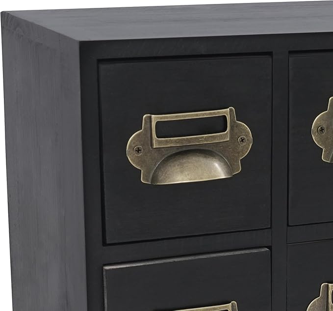 Vintage 12-Drawer Storage Cabinet – Multipurpose Desktop Organizer for Office, Craft & Home