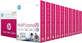 HP Printer Paper | 8.5 x 11 Paper | MultiPurpose 20 lb | 10 Ream Case - 5000 Sheets | 96 Bright | Made in USA - FSC Certified | 112000PC