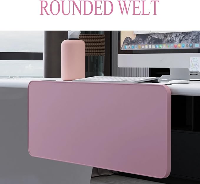 Keyboard Tray Under Desk Mount, Computer Desk Extender with Sturdy C Clamp, Easy Installation Platform Drawer for Home Office and Study Typing