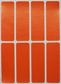 Royal Green Rectangular Stickers Color Coded Write on Labels for Organizing, Moving, & Mailing, 3x1 inch Stickers Writable Label for File Folders, 120-Pack (Orange)
