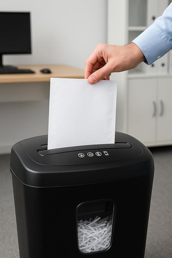 Shredder Lubricant Sheets – Pack of 20/25/30 Dry Oil-Free Waterproof Sheets – Keeps Blades Sharp, Cleaner & Quieter – No Leaks, Fits Standard Paper Shredders-25Pack