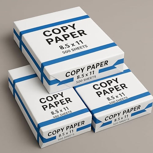 3 Reams Copy Paper – 8.5 x 11 Inch, 500 Sheets per Ream – 92 Bright, 20 lb White Printer Paper – Multipurpose for Home, Office, School – Jam-Free, Letter Size (Total: 1,500 Sheets)