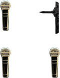 Microphone Push Pins - Microphone Map Pins for Cork Boards, Maps, or Lapel Use - Designed in USA - Set of 4