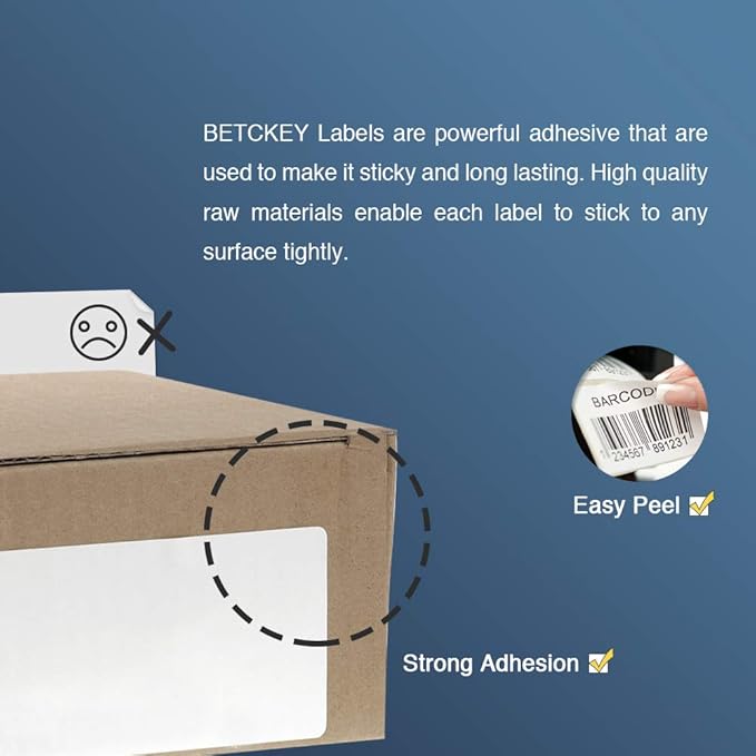 BETCKEY - Standard Address Labels Replacement for Brother DK-1201 (1.1 in x 3.5 in), Compatible with Brother QL Label Printers [1 Rolls/400 Labels, Pink]