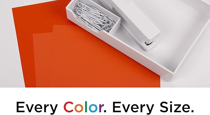 JAM PAPER Colored 24lb Paper - 90 gsm - 8.5 x 11 - Orange Recycled - 500 Sheets/Ream