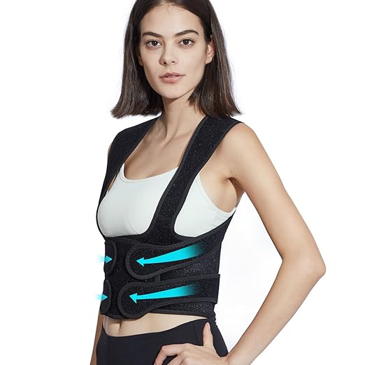 KD Back Brace Posture Corrector for Women and Men - Back Straightener Ideal for Scoliosis, Hunchback, Spine Corrector, Adjustable Support Upper and Lower Back Pain Relief