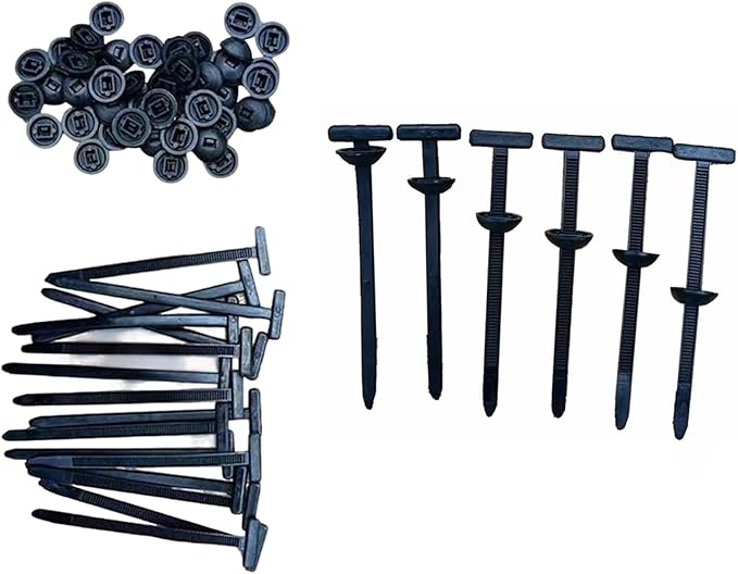 1000PC Nylon Universal Cable Tie Buckle for Car - Self-Locking and Easy Install Zipper Clips with Pin & Button Design - UV-Resistant Zip Tie for Quick and Effortless Car Daily Repair