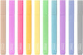Vitoler Aesthetic Highlighters,10 Pcs Chisel Tip,Dry Fast Easy to Hold,Highlighter Set of Cute Office Desk Accessories, School Supplies